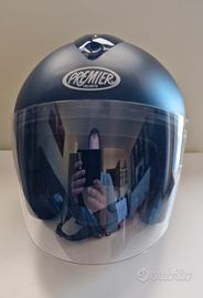 Casco moto Jet Premier Eos taglia XL - nero opaco