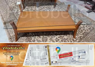 Codice: 267697 TAVOLINO RETTANGOLARE IN VETRO CON