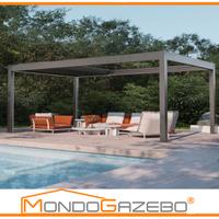 Pergola Bioclimatica retrattile motore led rgb pro