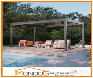 Pergola Bioclimatica retrattile motore led rgb pro