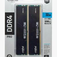 Crucial Pro RAM pc DDR4 32GB Kit (2x16GB) 3200MHz