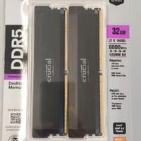 RAM DDR5 32GB CRUCIAL Kit (2x16GB)