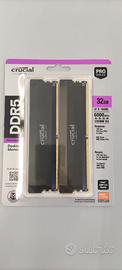 RAM DDR5 32GB CRUCIAL Kit (2x16GB)