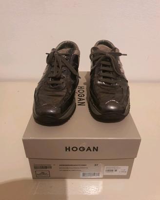 Hogan sportivo h rilievo grigia