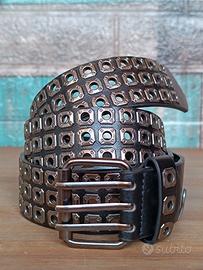 Cintura nuova stile puk gotico metal gunmetal