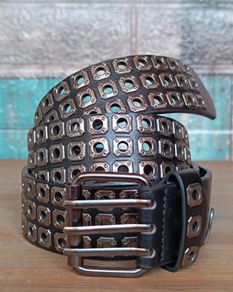 Cintura nuova stile puk gotico metal gunmetal