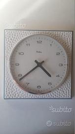 Philier orologio da parete in ceramica vintage