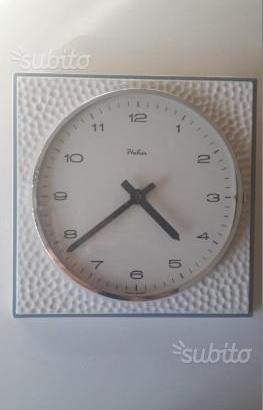 Philier orologio da parete in ceramica vintage
