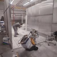 Impianto statico di verniciatura , usato