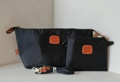 Bric's set poquette + trousse con tracolla 