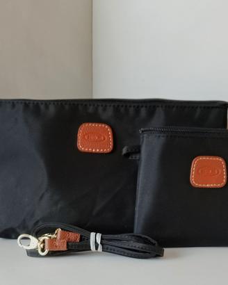 Bric's set poquette + trousse con tracolla 