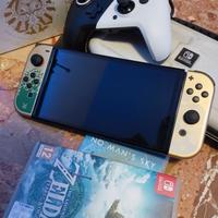 Nintendo Switch OLED ZELDA TotK + Accessori