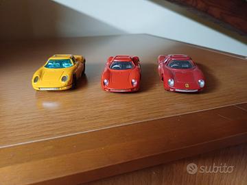 3 macchinine obsolete Ferrari Le Mans 1/43