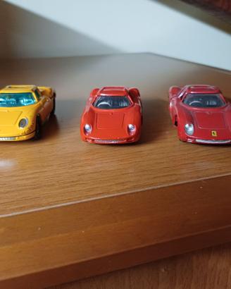 3 macchinine obsolete Ferrari Le Mans 1/43