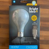 Lampadina USB Bright Idea nuova