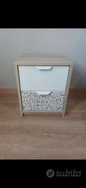 Comodino IKEA ASKVOLL con 2 cassetti – Rovere e Bi