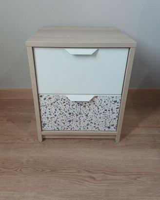 Comodino IKEA ASKVOLL con 2 cassetti – Rovere e Bi