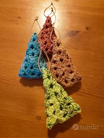 Decorazioni Natalizie uncinetto fatte a mano
