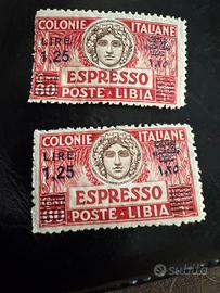 Francobolli colonie italia Libia 1927