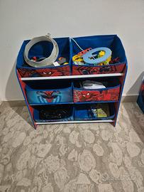 portagiochi spiderman