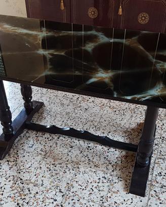 Set tavolo e sedie vintage stile inglese anni '60