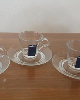 Sei Tazze con Piattino lavazza Nuove