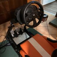 Volante Thrustamaster t300 + pedaliera t-lcm