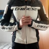 Dainese Racing 3 donna giacca moto in pelle TUTU