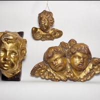 Teste di putti  del XVII, XVIII , XIX sec