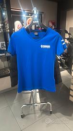 T-SHIRT YAMAHA RACING DONNA con bande nere sulle m