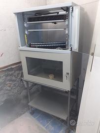 n.2 Armadi di rete a Rack 19 pollici 7 U grigio ch