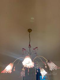 Lampadario a sospensione 5 bracci