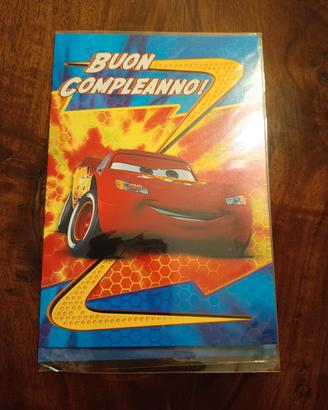 Biglietto Buon compleanno Cars Disney Pixar
