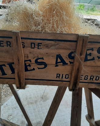 cassetta di legno vintage