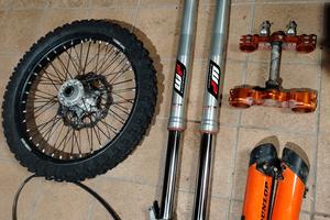 avantreno forcelle ruote ricambi Ktm exc sx sxf