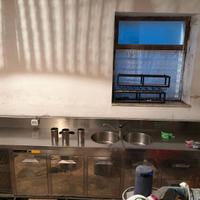Banco frigo inox adatto per bar/ristorante, 4 m lu