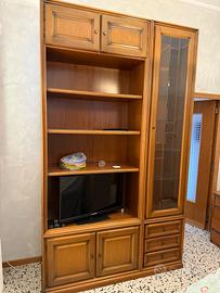 Mobile Soggiorno con Vetrinetta in Legno qualità