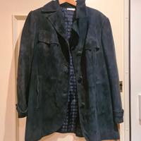 Giacca di renna vintage anni 60 Roma blu taglia 46