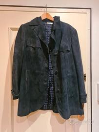 Giacca di renna vintage anni 60 Roma blu taglia 46