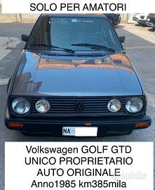 Asi Volkswagen Golf GTD anno 1985 ORIGINALE