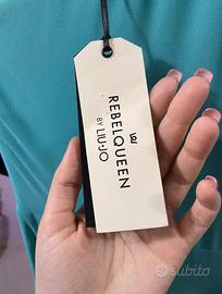 ABITO MONOSPALLA VERDE ACQUA