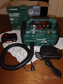 Compressore/pompa 20V + Batt e caricatore Parkside