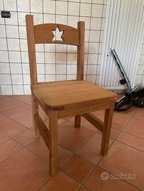 Sedie in legno