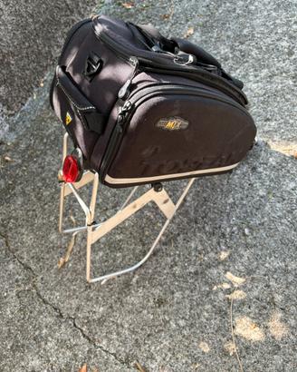 Portaborsa bici + borsa