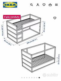 Cameretta bambino/a con armadio e accessori