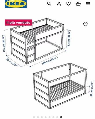 Cameretta bambino/a con armadio e accessori