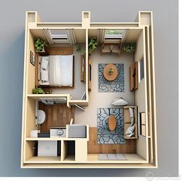 Ampio Bilocale con balcone TUTTO INCLUSO