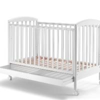 lettino PALI bianco con cassetto e materasso