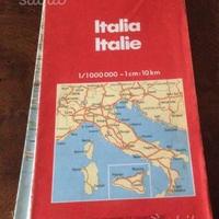 Italia carta stradale michelin n. 988 vintage