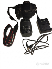 canon eos 1300d fotocamera digitale con borsa